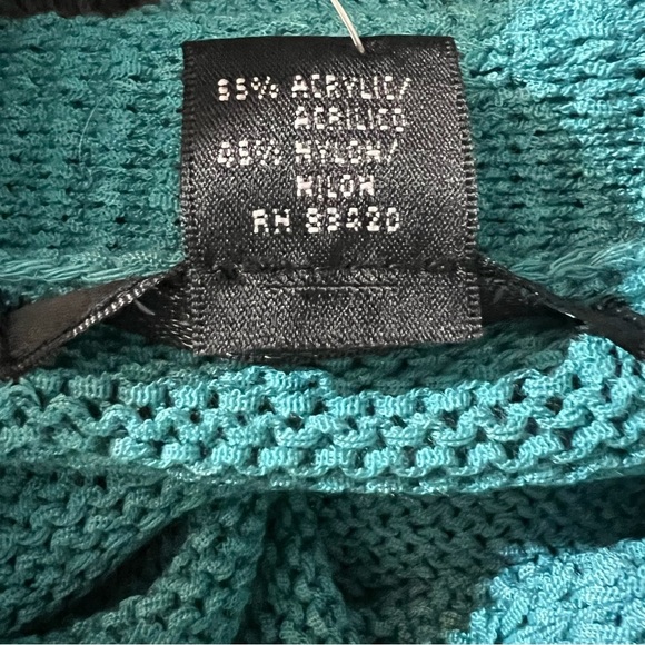 August Silk women’s size XL teal blue sweater/shrug NWT - Picture 8 of 9